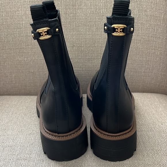 Sam Edelman Laguna Chelsea Boot - Black Lug Sole Size 8.5 - Picture 8 of 10